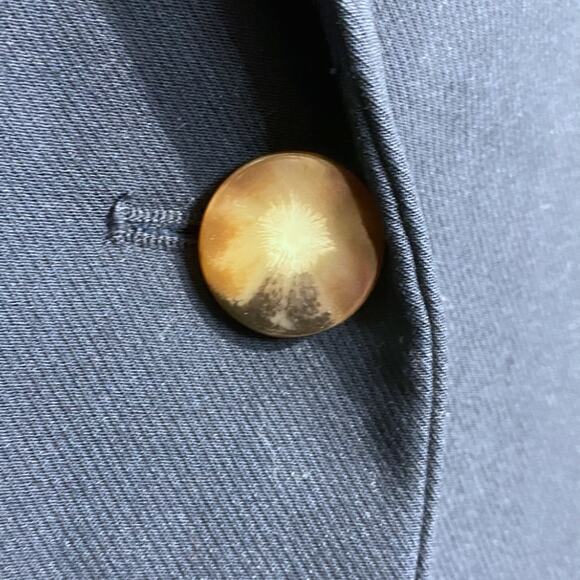 Rachel Zoe navy blue single button sleeveless blazer with pockets - Large - Picture 2 of 10